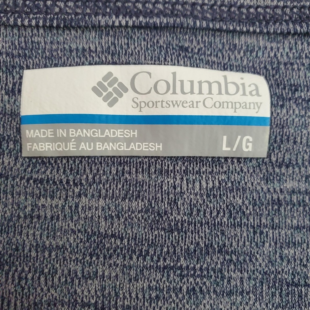 Columbia Tank Top Womens Large Blue Racerback Lightweight Athletic Gym Shirt‎ - Picture 2 of 7